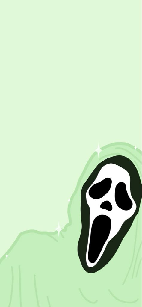 Green Spooky Wallpaper, Green Halloween Background, Green Ghostface, Green Halloween Wallpaper, Green Halloween Aesthetic, Macbook Homescreen, Ghostface Art, Ghost Face Wallpaper Aesthetic, Halloween Iphone Wallpaper