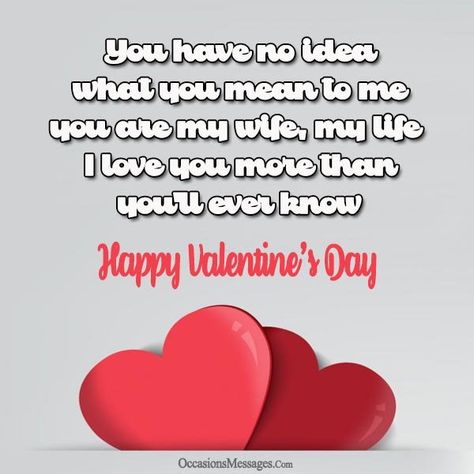 Happy-Valentines-Cards-for-Wife To My Husband Quotes, Valentine Messages For Wife, My Husband Quotes, Happy Valentines Message, Valentines Message, Happy Valentines Day Pictures, Dear Wife, Valentine Messages, Valentines Day Messages