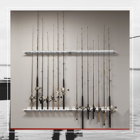 Stop leaving your fishing rods on the ground in the corner of your garage. Hang your gear in style on the wall or ceiling! Big Daddy Fishing Rod Racks do not take up any floor space, making your garage clean and tidy! Rack up your rods & explore our storage solutions at the link in our bio. #BigDaddyLife #BigDaddyRodRacks #RackEmUp #FishingRodHolder #Fishing #Tackle #RodRack #FishingGear #Storage Fishing Rod Rack, Clean Garage, Rod Rack, Fishing Rod Holder, Fishing Rods, On The Ground, Fishing Tackle, Floor Space