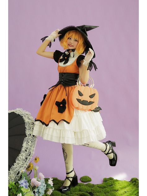 Vintage Halloween Outfits, Halloween Adopts, Outfit Reference, Anime Halloween, Outfit Dress, Halloween Outfit, J Fashion, Kawaii Clothes, Halloween Dress