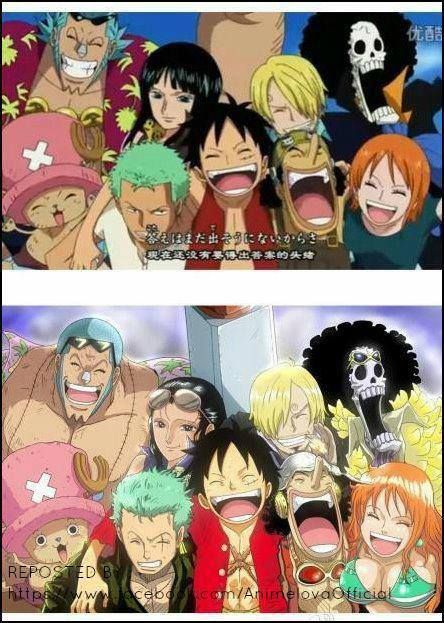 One Piece- Before and After Straw Hats Pre Time Skip, One Piece Time Skip, Pre Time Skip One Piece, Nami Pre Time Skip, Sanji Pre Timeskip, One Piece Pre Timeskip, The Garden Of Words, Strawhat Pirates, One Piece Crew