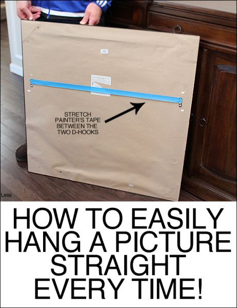 How to Easily Hang a Picture - How to Nest for Less™ How To Hang Frames On Wall Tips, How To Store Large Picture Frames, Alternative To Nails In Wall, How To Hang A Frame, No Damage Wall Hanging, Hang Art On The Wall, How To Hang Gallery Wall Straight, How To Hang Paintings On Wall, Where To Hang Art In Your Home