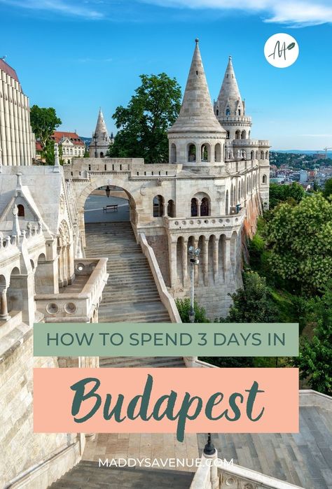 Curious how to spend 3 days in Budapest? My Budapest itinerary for 3 days is filled with top things to do, see, and eat. Whether you're exploring Budapest's rich history or enjoying its cool ruin bars, this Budapest travel itinerary has all the best tips for your trip. Check it out to learn the best activities to do in Budapest! Budapest Ruin Bar, Budapest Spa, Budapest Thermal Baths, Budapest Itinerary, Budapest Travel Guide, Things To Do In Budapest, To Do In Budapest, Budapest Travel, Buda Castle