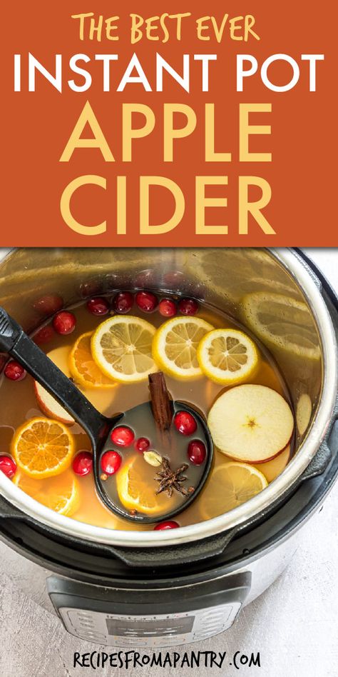 Apple Cider Slow Cooker, Apple Cider Homemade, Apple Cider Easy, Crock Pot Apple Cider, Easy Apple Cider Recipe, Instant Pot Apple Cider, Hot Apple Cider Recipe, Mulled Cider Recipe, Slow Cooker Apple Cider