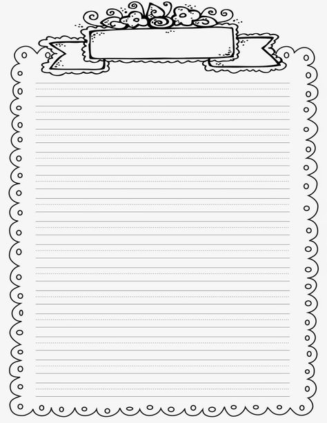 Line Paper Printable, Free Writing Paper, Writing Paper Template, Handwriting Lines, Printable Lined Paper, Lined Writing Paper, Writing Paper Printable Stationery, Free Printable Stationery, Colorful Borders Design