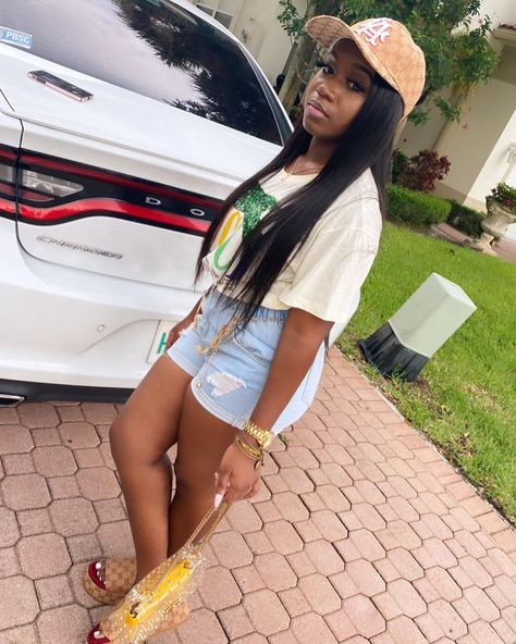 Designer Summer Outfits, Outfit Black Women, From Rags To Riches, Rags To Riches, Summer Shorts Outfits, Swag Outfits For Girls, Girls Summer Outfits, Cute Swag Outfits