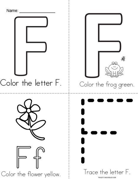 Letter F Practice Preschool, Letter F Books For Preschool, F Worksheets Preschool, Capital Letters Worksheet, Alphabet Writing Practice, Printable Alphabet Worksheets, Alphabet Writing, Preschool Writing, Book Letters