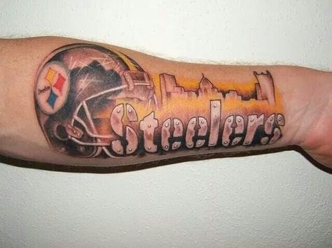 Steelers Tattoo Ideas, Steelers Tattoos, Pittsburgh Tattoo, Steelers Baby, Capricorn Tattoo, Batman Tattoo, The Girl With The Dragon Tattoo, Pittsburg Steelers, Star Tattoo Designs