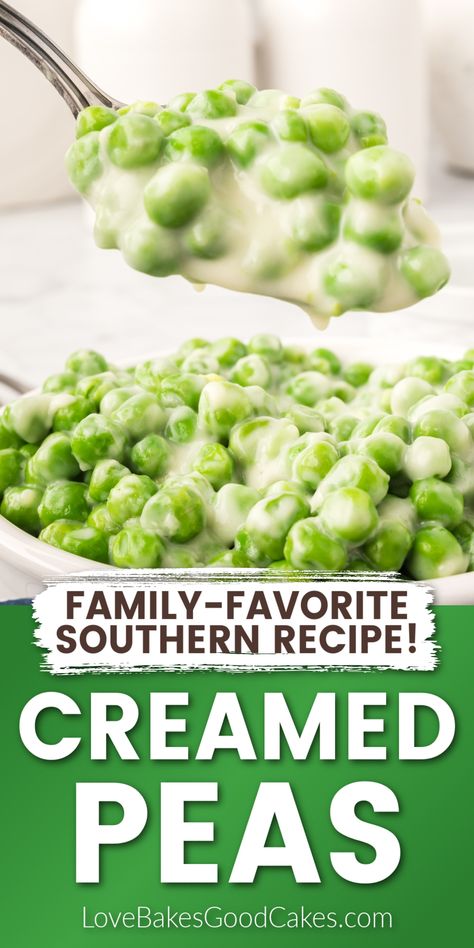 Creamed Peas Best Pea Recipes, Creamed Vegetables, Pea Casserole, Fancy Peas, Creamed Turnips, Cream Peas Recipe, Creamed Peas Recipe, Peas Recipe Side Dishes, Recipes For Peas