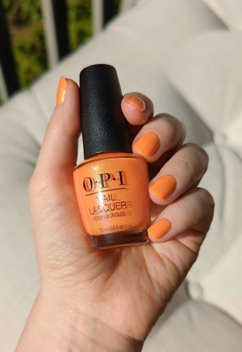 Orange Opi Colors, Bright Orange Nails, Lime Green Nails, Barbie Pink Nails, Opi Colors, Orange Nail Polish, Nails Opi, Purple Nail Polish, Green Nail Polish