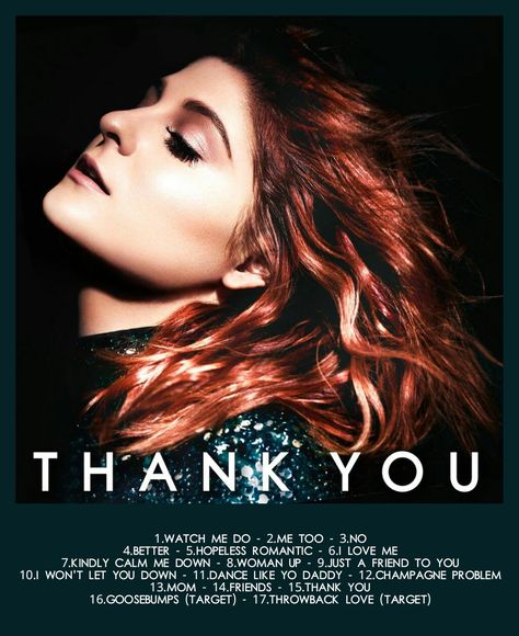 Meghan Trainor Album Cover, Meghan Trainor Album, Thank You Mom, I Love Me, Meghan Trainor, Let You Down, Band Posters, Hopeless Romantic, Love Me