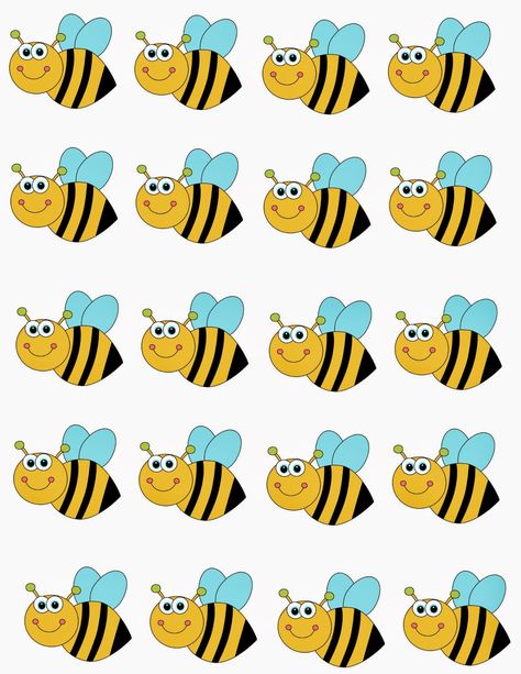 {FREE} Printable Game: Flower Hunt!! | Preschool Powol Packets Bee Template, Bee Themed Classroom, Bee Activities, Bee Classroom, Bee Printables, Bee Pictures, Free Printable Games, Themed Classroom, Printable Game