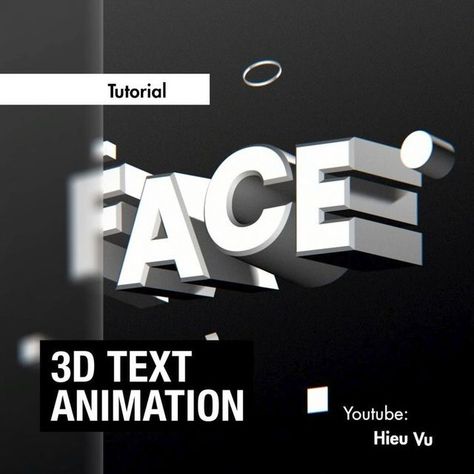 Hieu Vu on Instagram: "NEW VIDEO ON CHANNEL Link in Bio . How to create a spinning transforming 3D Text Animation in After Effects. . Really loving that noir film look created using Cinema 4D Renderer. . Inspired by the first few seconds of Aphex Twin’s Iz-Us" 3d Text Animation, Aphex Twin, 3d Video, Text Animation, 3d Text, Text Effects, Cinema 4d, New Video, After Effects