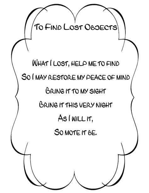 To-Find-Lost-Objects Spell For Lost Items, How To Find A Lost Item, Spells To Find Lost Things, Find Missing Objects Spell, Find Lost Object Spell, Finding Spell, Spell To Find A Lost Object, Find Lost Item Spell, Lost Item Spell