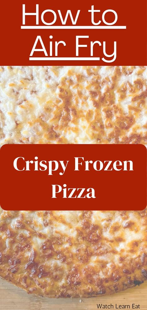 How to cook frozen pizza in air fryer Frozen Pizza In Air Fryer, Pizza In Air Fryer, Crispy Pizza, Craving Pizza, Frozen Pizza, Cooking Game, Quick Snack, Mouth Watering Food, Cooking Games