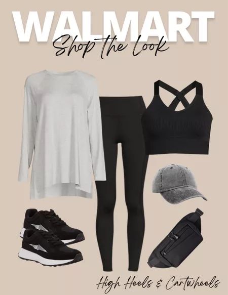 Walmart Outfits, Fitness Outfit, Black Leggings Outfit, Walmart Fashion, Dream Outfits, Leggings Outfit, Lazy Day Outfits, Gym Clothes, Style Clothes