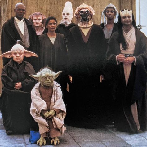 Phantom Sidious on Instagram: “The Jedi of Episode One The Phantom Menace, Behind the Scenes Photo #starwarsanewhope #starwarsbehindthescenes #starwarsbooks…” Jedi Council Members, Jedi Council, High Council, Phantom Menace, Jedi Sith, Star Wars Books, Jedi Order, Star Wars Jokes, Galactic Republic