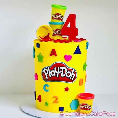 Dee Camarena on Instagram: "🧡💛Play-Doh Theme❤️💚 #playdohcake #igcakes #buttercreamcakes #bdaycakes #cakecake #cakesofinstagram #cupcakesfordays #cakesmashphotography #smashcake #cupcakesdaily #cupcakestyles #labaker #lateeats #losangelesparty #losangelesbaker #lafoodie #desserts #bdaytheme #bdaytreats #playdoh #playdohtheme #playdohcookies #playdohoreos #playdohfun #playdohcake #cakepops #lacakepops" Playdoh Birthday Cakes, Playdough Party Decorations, Playdoh Cake Ideas, Play Doh Theme Cake, Playdoh Themed Birthday Party, Play Doh Party Ideas, Play Doh Birthday Party Decorations, Playdough Theme Birthday Party, Play Doh Birthday Cake