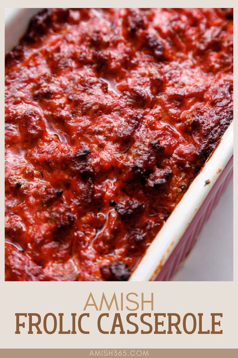 Amish Holiday Hero, Amish Crockpot Recipes, Amish Meals Dinners, Amish Vegetable Recipes, Amish Yumasetti Casserole, Amish And Mennonite Recipes, Amish Casserole Ground Beef, Amish Dinner Recipes, Amish Hacks