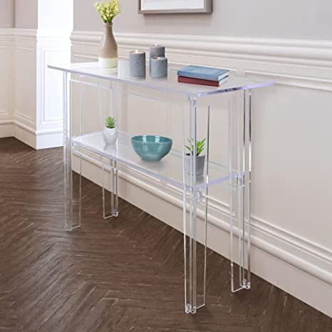 )H ;43#&03 x D ;43#&51 x W ;43#&84( cissalC raelC - flehS elddiM htiw elbaT elosnoC cilyrcA tseB REBUAT S Acrylic Console Table, Classic Console, Console Table Entryway, Narrow Console Table, Glass Console Table, Couch Table, Acrylic Table, Wood Console Table, Wood Console