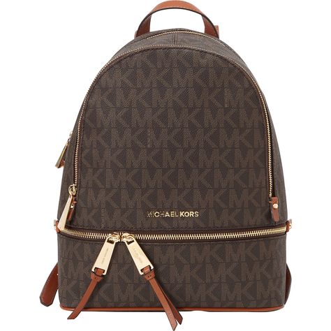 Michael Kors backpack Fun Handbags, Side Purse, Brown Backpack, Knapsack Bag, Michael Kors Backpack, Brown Backpacks, Pack Backpack, Rucksack Bag, Top Backpacks