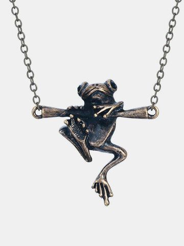 Frog Pendant, Vintage Frog, Baby Frog, Frog Necklace, Branch Necklace, Animal Necklace, Popular Jewelry, Antique Necklace, Pet Necklace