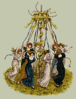 THE FRENCH HUTCH: THE MERRY, MERRY MONTH OF MAY May Day Traditions, Reluctant Dragon, French Hutch, May Pole, Circle Dance, Waldorf Crafts, Vintage Calendar, May Days, May 1st