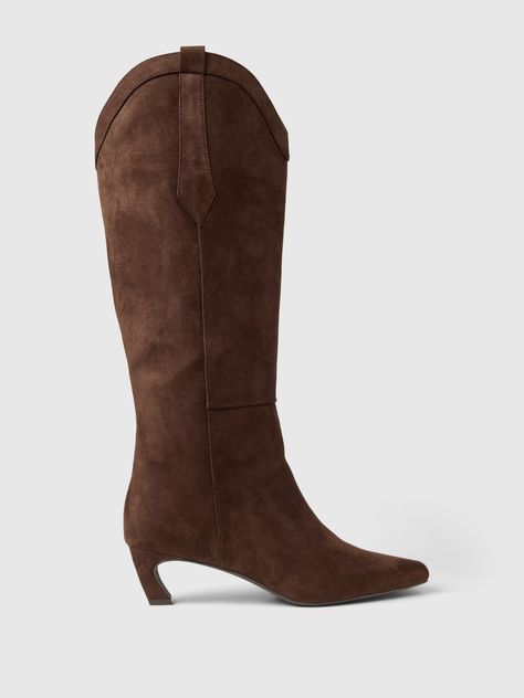 Vegan Suede Boots | Gap Cake Brown, Tan Suede Boots, 2024 Wishlist, Shop Till You Drop, Brand Collaboration, Xmas Card, Tan Suede, Shoe Obsession, Suede Booties