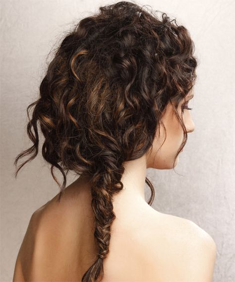 Wedding hair ideas. Need to embrace my natural curls and long hair, but want "something" done with it that would look great with my twigs and leaves headpiece, and also still show off the back of my dress :) Casual Hair Updos, Hair Messy, Curly Braids, Curly Hair Problems, Curls For Long Hair, Curly Hair Inspiration, Hair Problems, Long Curly Hair, Big Hair