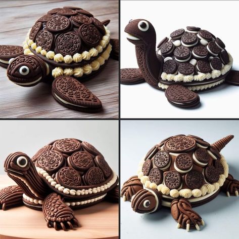 Tortoise Cake, Keto Chicken Thighs, Improve Your Drawing, Turtle Cake, Amazing Food Decoration, Amazing Food Art, Creative Cake Decorating, Easy Food Art, Baked Chicken Thighs