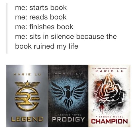 Yeah, well, that about sums it up. Marie Lu Legend, Legend Book Series, Legend Trilogy, Marie Lu Books, Legend Book, Legend Series, Maxon Schreave, Marie Lu, Dystopian Books