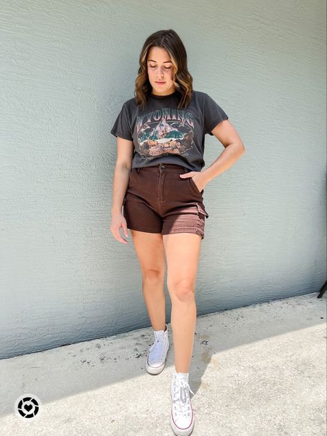 Amazon cargo Shorts in brown Tts, wearing medium Follow my shop @kristengrilo on the @shop.LTK app to shop this post and get my exclusive app-only content! #liketkit #LTKunder50 #LTKstyletip #LTKSeasonal @shop.ltk https://liketk.it/4d8ZO Brown Cargo Shorts Outfits Women, Brown Denim Shorts Outfit, Brown Shorts Outfits Women, Brown Cargo Shorts Outfit, Amazon Cargo, Brown Shorts Outfit, Cargo Shorts Outfits Women, Cargo Shorts Outfit, Brown Cargo Shorts