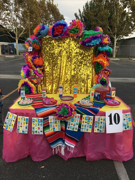 Trunk or Treat 2016 St. Catherine of Siena School Rialto, CA Ofrenda Trunk Or Treat, Trunk Or Treat Mexican Theme, Mexican Trunk Or Treat, Dia De Los Muertos Trunk Or Treat Ideas, Church Trunk, Trunker Treat Ideas, Dia De Los Muertos Decorations Ideas, Catherine Of Siena, St Catherine Of Siena