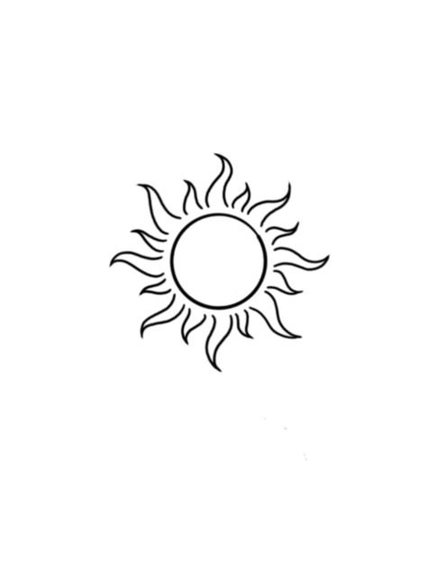 Sun Line Drawing Tattoo, Yoga Sun Tattoo, Sun Png Aesthetic, Sun Tattoo Man, Sun Drawing Tattoo, Sun And Moon Drawing Simple, Sun Outline Tattoo, Sun Tattoo Stencil, Sole Tattoo