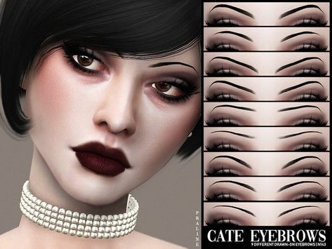 Pralinesims' Cate Eyebrows N143 Goth Eyebrows Sims 4 Cc, Sims Cc Goth Makeup, Sims4 Cc Makeup Eyebrows, Sims 4 Cc Alternative Makeup, Goth Makeup Sims 4 Cc, Sims 2 Build Cc, Sims 4 Cc Alternative Hair, Sims 4 Cc Makeup Eyebrows, Sims 4 Goth Makeup