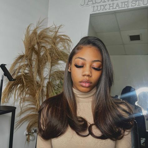 Quick Weave Hairstyles, Hair Flip, Hair Laid, January 10, Baddie Hairstyles, Black Girls Hairstyles, Weave Hairstyles, Pretty Hairstyles, Hair Looks