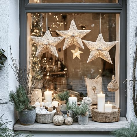 Scandinavian Xmas Decorations, Nordic Christmas Scandinavian Style, Hygge Christmas Decor, Scandinavian Christmas Decor Ideas, Christmas Scandinavian Style, Hygge Holiday, Scandinavian Christmas Decor, Twig Christmas Tree, Christmas Scandinavian