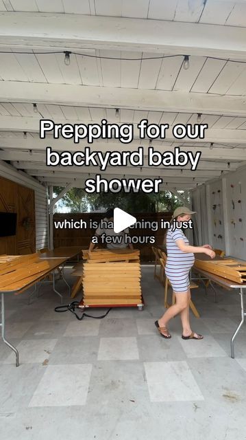 Lindsey Dobson on Instagram: "Prepping for our backyard baby shower #backyardbabyshower #babyshower #diy" Backyard Baby Showers, Outdoor Baby Shower, Baby Shower Decorations, Shower Ideas, Party Themes, Florida, Baby Shower, Shower, On Instagram