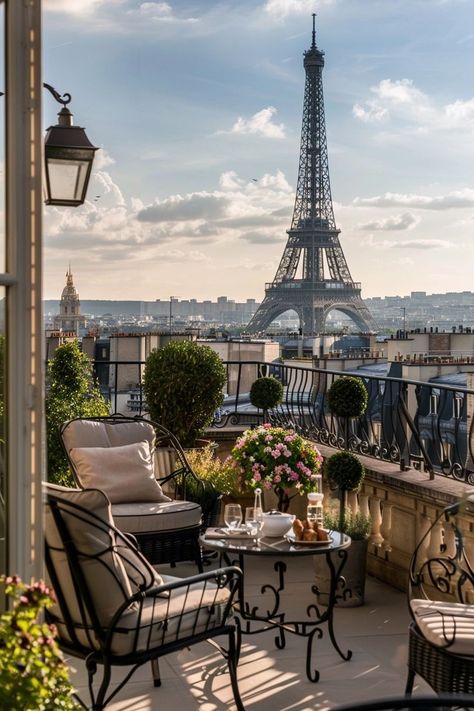 "Uncover the Parisian charm with the best rooftop views of the City of Light! 🗼🌟 Enjoy breathtaking vistas of Paris' iconic landmarks from above. 🌇🍷 #ParisianCharm #CityOfLight #RooftopViews" Paris Rooftops, France Aesthetic, Iconic Landmarks, City Lights, Future House, Travel Destinations, The City, Paris, France