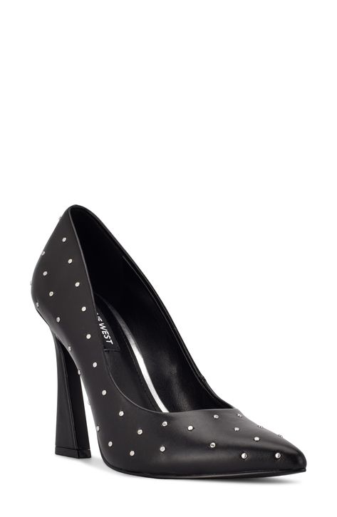 Nine West Tenry Pointed Toe Pump available at #Nordstrom Fierce Aesthetic, Suede Pumps, Pump Shoes, Women's Pumps, Nine West, Shoes Women Heels, Ankle Strap, Leather Upper, Shoes Heels