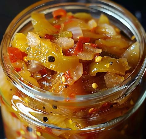 Pickled Pepper and Onion Relish Pickled Onion Relish, Pickled Peppers And Onion Relish, Canning Green Peppers And Onions, Canning Bell Peppers And Onions, Pickled Peppers And Onions, Pickled Pepper And Onion Relish, Pepper And Onion Relish Recipes, Canning Peppers And Onions, Canning Chow Chow Relish