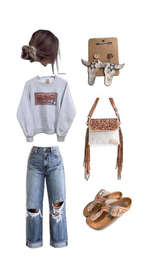 Western Summer Outfits, Punchy Outfits, Cute Western Outfits, Cute Cowgirl Outfits, Casual Country Outfits, Outfits For Mexico, Southern Outfits, Country Style Outfits, Western Wear Outfits