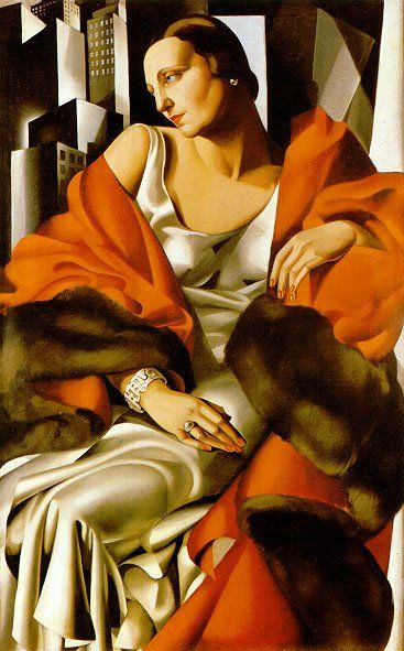 Tamara de Lempicka’s portraits in the Poirot series | Seven Storeys High Tamara Lempicka, Art Deco Portrait, Arte Art Deco, Art Deco Artists, Art Deco Paintings, Bo Bartlett, Alex Colville, Art Deco Movement, Estilo Art Deco