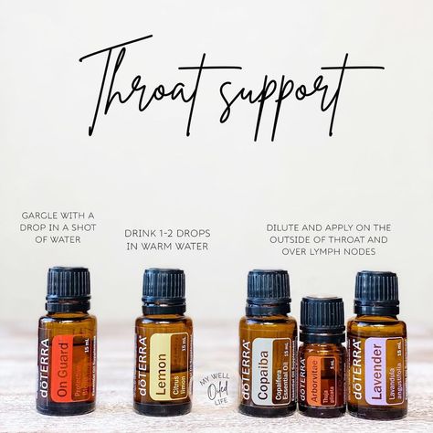 Sore Throat Oils, Sore Throat Remedies Doterra, Sore Throat Essential Oil Blend, Doterra For Sore Throat, Essential Oil Sore Throat Gargle, Doterra Oils For Sore Throat, Eo For Sore Throat, Sore Throat Roller Blend, Doterra Sore Throat Recipe