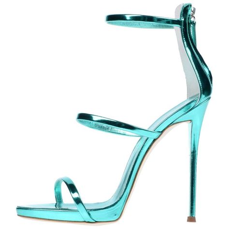 Teal High Heels, Aqua Heels, Turquoise Heels, Teal Heels, Teal Shoes, Neon Heels, Chic High Heels, Giuseppe Zanotti Heels, Ankle Sandals