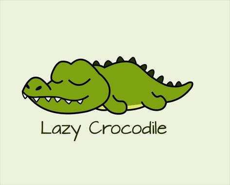 Crocodile Doodle, Cute Crocodile Drawing, Alligator Cartoon, Alligator Tattoo, Crocodile Tattoo, Cute Alligator, Crocodile Illustration, Crocodile Cartoon, Cute Crocodile