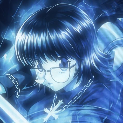 Y2k Blue Aesthetic, Blue Pfp, Y2k Profile Picture, Blue Anime, Cute Profile Pictures, Animated Icons, Cute Anime Pics, Hunter X Hunter, Blue Aesthetic