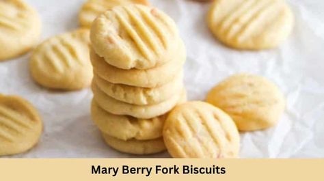 Mary Berry Fork Biscuits Fork Biscuits, British Biscuits, Pear Crumble, British Cooking, Mary Berry Recipe, British Recipes, Berry Recipes, Merry Berry, Ginger Biscuits