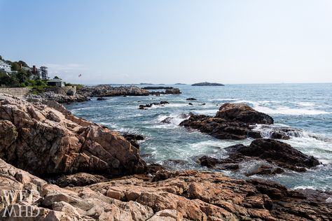 The Coastline of the Neck Marblehead Massachusetts, England Town, Coastal New England, Rocky Coast, Rocky Shore, Tea House, The Tea, Massachusetts, Happy Places