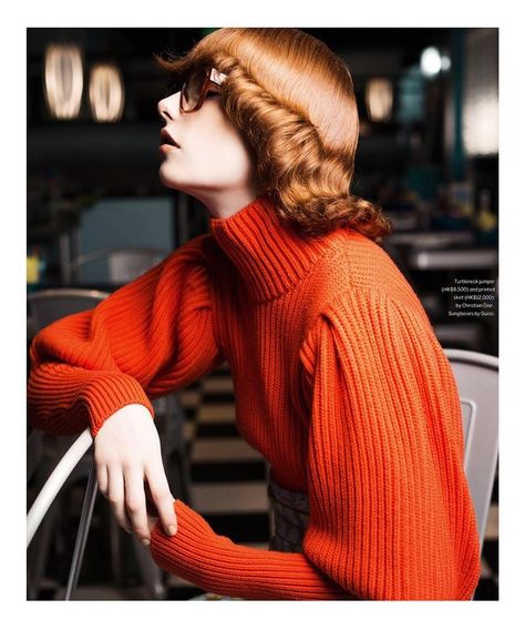 Edwina Preston by Dino Busch …Retro Girl, South China Morning Post Style Magazine, September 2016 Retro Girl, Morning Post, Retro Girls, South China, Style Magazine, Preston, Fashion Magazine, Brave, Turtle Neck